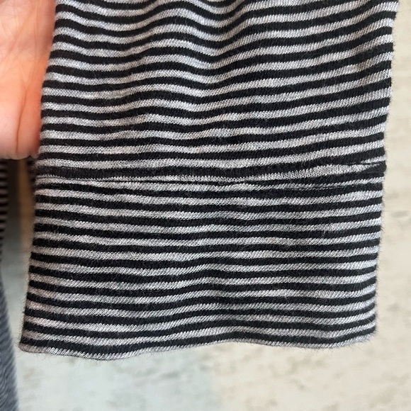 ATM Striped Hooded Pullover Sweater Sz S Drawstrings Made in Peru Boho Soft Cozy - Picture 8 of 14